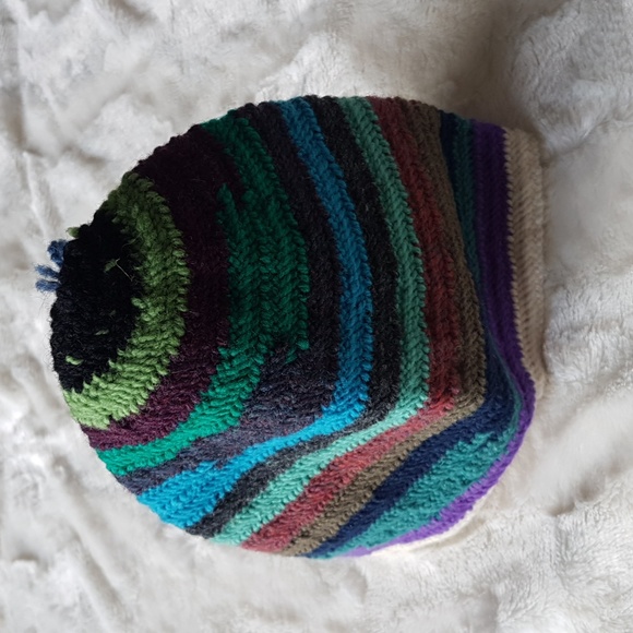 Nalbinding multi-coloured hat / toque | Viking Style | NWT - Picture 4 of 17